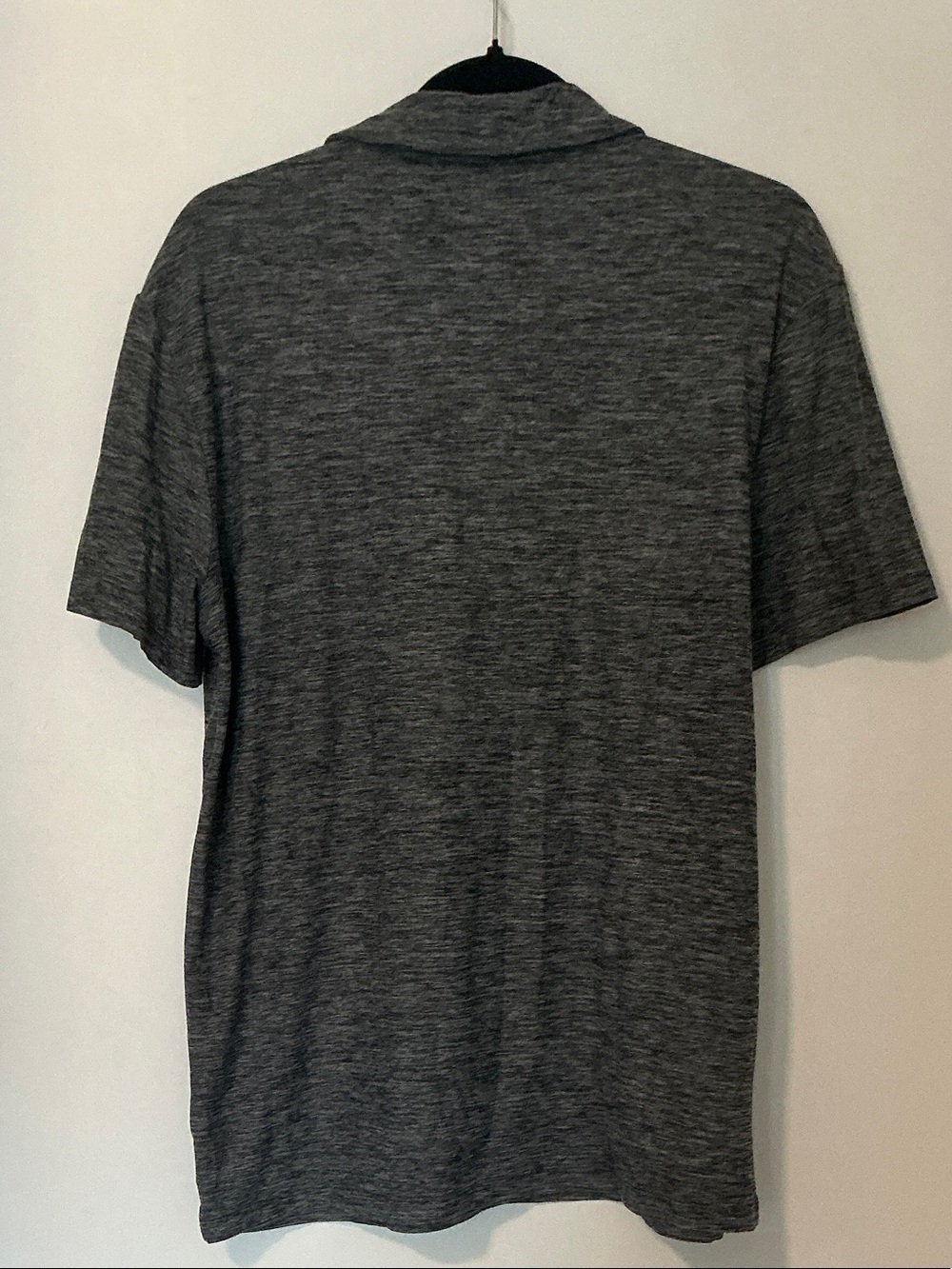 FLX Men's Charcoal Heather Polo Shirt - Picture 7 of 7